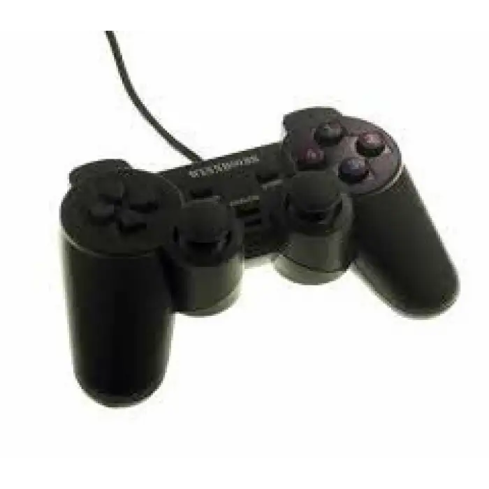 Platoon Pl-2596 ( Kablolu ) ( Ps2 Modeli ) Game Joypad Pc Siyah Analog Oyun Kolu*60