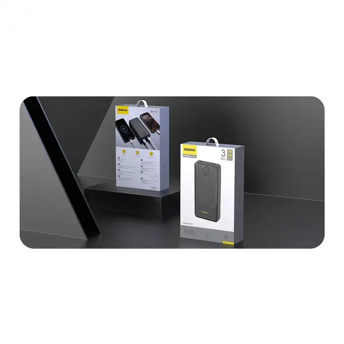 Powerbank Dudao K10pro 2.4a 20000mah 2 X Usb-a - Siyah