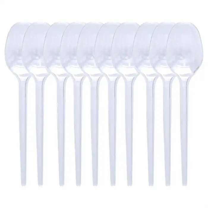 Pratikon Pr-1142 ( Şeffaf ) Plastik Kaşık ( 10pcs )*50=k
