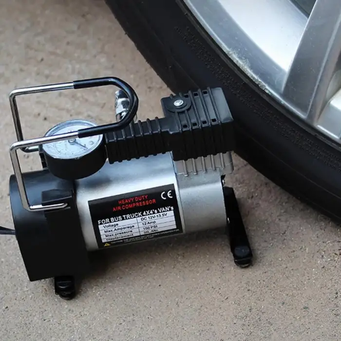Profesyonel Metal Oto Araç Hava Kompresörü 12v