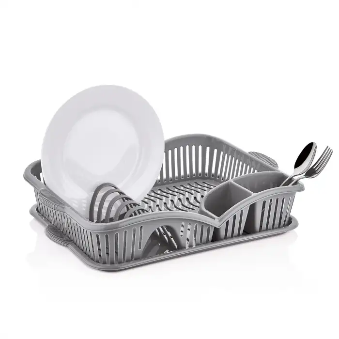 Qlux L-417-2 ( Gri ) Elegance Bulaşıklık*6