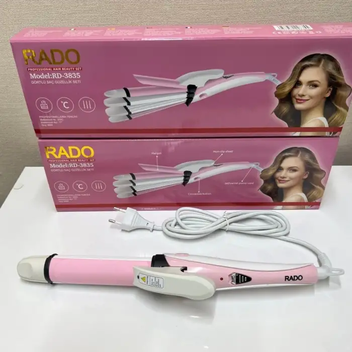 Rado Rd-3835 Şekillendirici Saç Güzellik Seti - 4lü, 60w