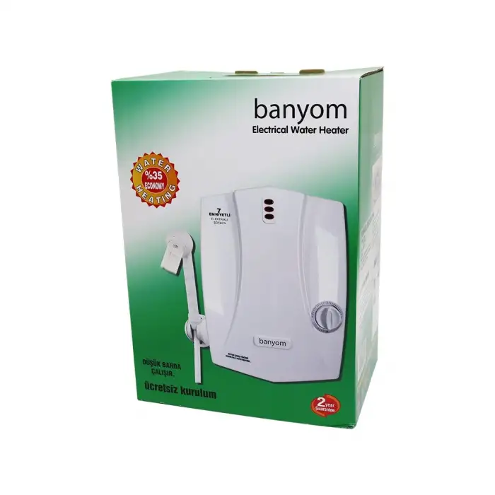 Royal ( Elektrikli ) Şofben ( 7 Emniyetli ) ( Su Isıtmada %35 Tasarruf ) ( 8000w )*6