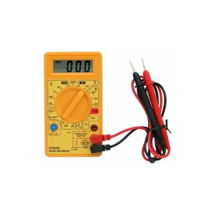 Şahin Tools Şht-347 Dt-830d Dijital Multimetre (ac/dc Voltaj& Dc Akım& Direnç& Diyot& Kısa Devre& Npn/pnp Ölçüm)*100