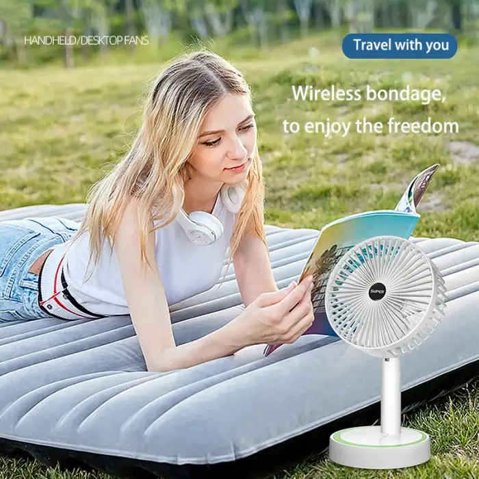 Şarjlı Masaüstü Fan Usb Şarjlı Mini Fan