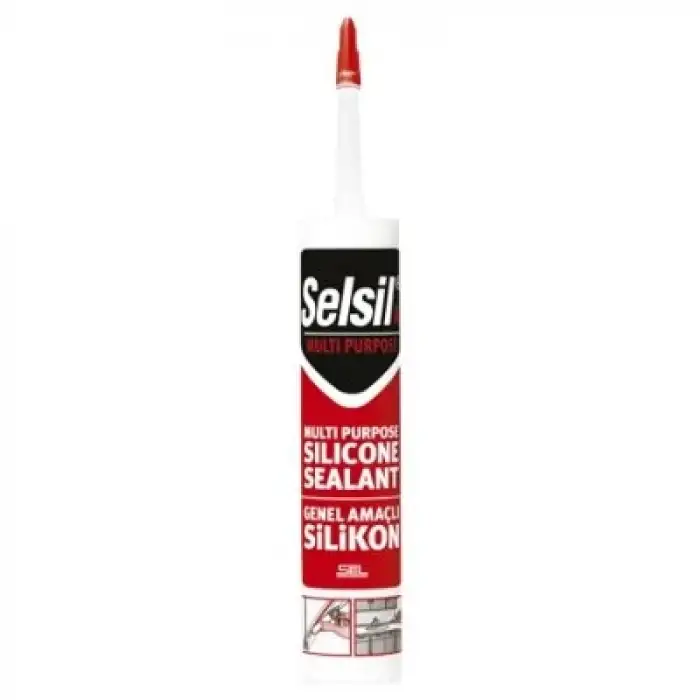 Selsil ( Beyaz ) Üniversal Silikon 280 Gr*25=k