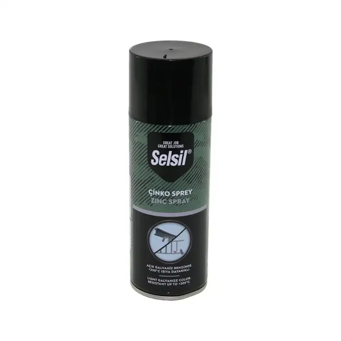 Selsil Tab-442 ( Çinko=açık Galvaniz Renk ) Sprey Boya ( 400ml )*24
