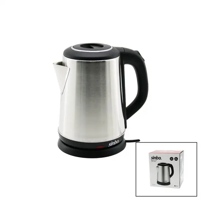 Sinbo Sk-8027 ( Çelik ) Kettle 1.8lt ( Gizli Rezistans & Kablosuz )*4