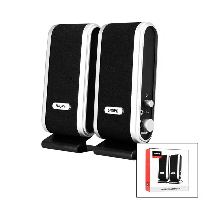 Snopy Sn-820 Usb 2.0 Multimedya 1+1 Hoparlör Speaker Set 4w*40