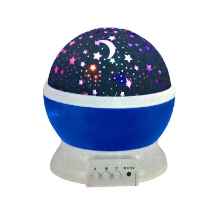 Star Master Dmr-4900 ( Dönerli & Ay Yıldız Görselli ) Gece Lambası ( Pilli & Usb =d.c 5v ) *60