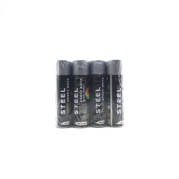 Steel Ck-4879 ( Siyah ) Sprey Boya 200ml*12x8