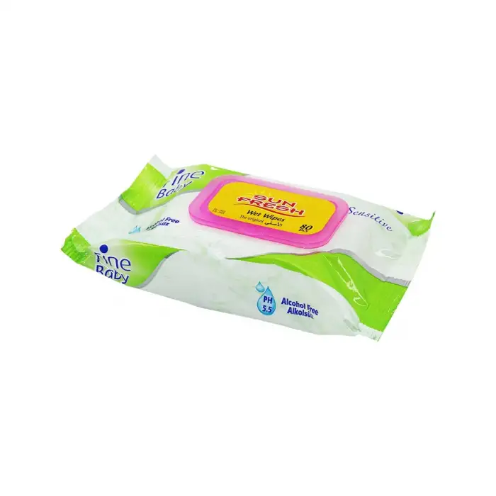 Sunfresh Fine Baby ( 80pcs ) Sensitive Islak Mendil*12=k