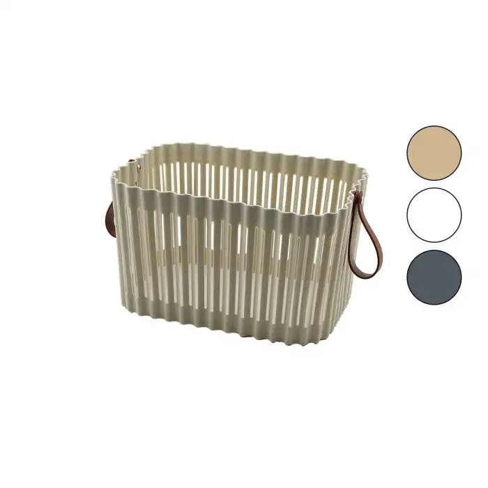 Sunplast Sd-5502 (d.gen) (10lt) Flexıon Çok Amaçlı Sepet (renkli Pls.) (silikon Kulp) (21.5x31cm & Derinlik:18cm)*24=k