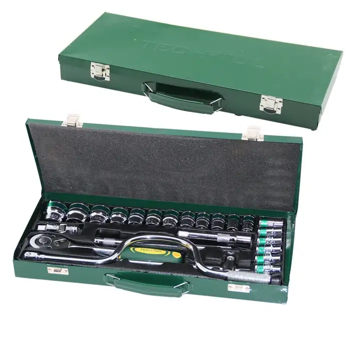 Tech-tul Tt-106 Mırror ( 24pcs ) Lokma Seti ( Metal Çantalı )*1