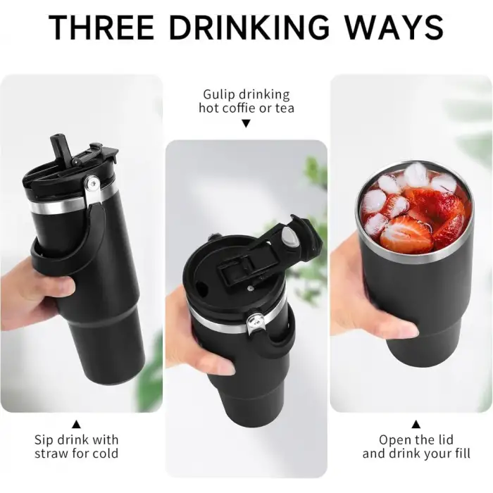 Termos 900 Ml Pipetli Termos Bardak