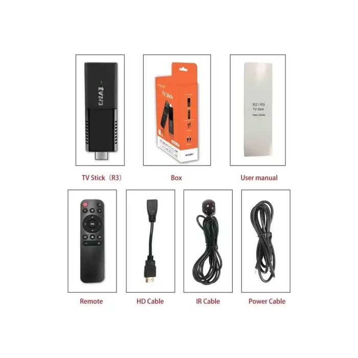 Tvr3 Box S Tv Stick Android Box 4k Android 13 Sürüm 2gb Ram 16gb Hafıza Wifi 2.4 Android Tv