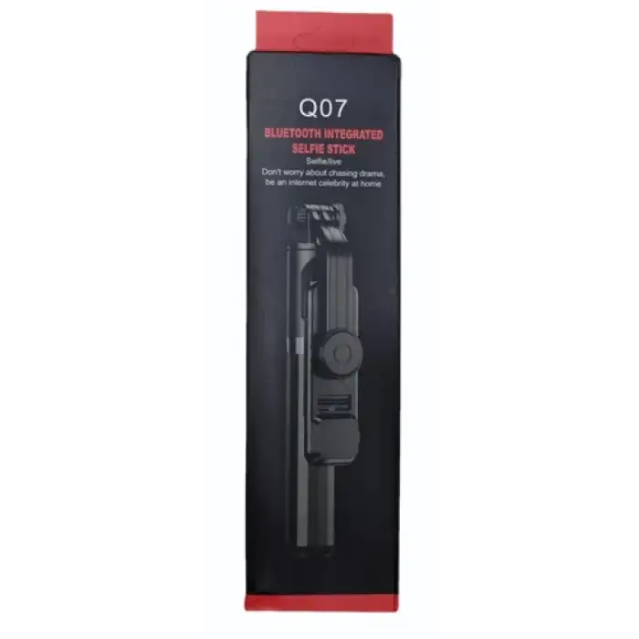 Universal Q07 6 Inç Halka Işık Taşınabilir Bluetooth Selfie Stick Tripod