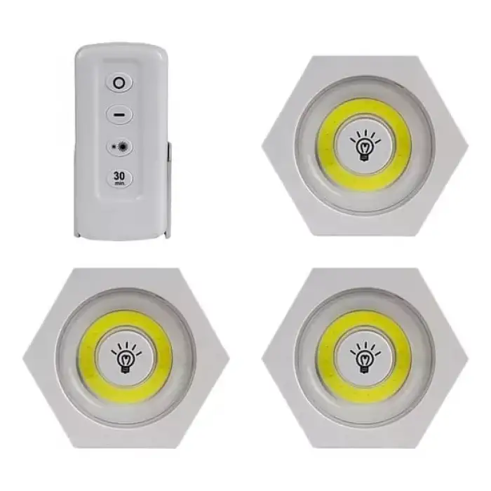 Uzaktan Kumandalı Led Işık Altı Gen [3lü Set]