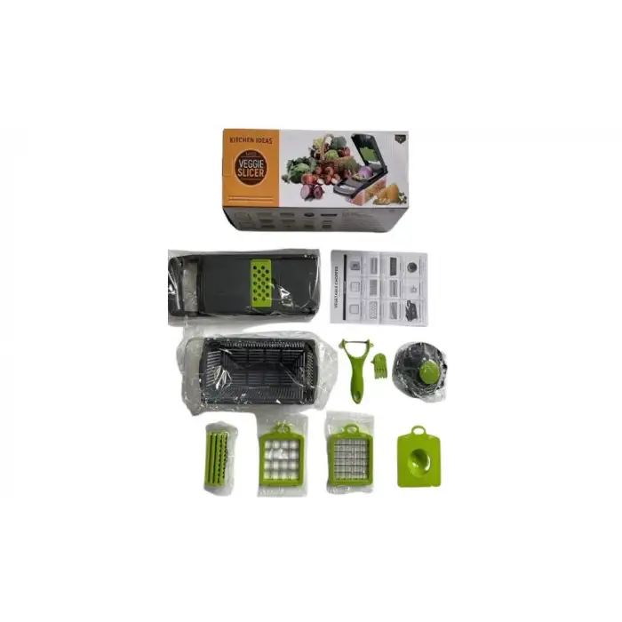 Veggie Slicer Sebze Doğrayıcı Sebze Dilimleyici 14 Pcs