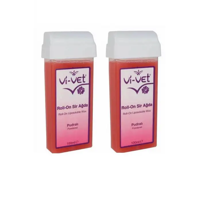 Vi-vet Roll-on Yoğun Pudralı Kartuş Sir Ağda 100ml*12x2