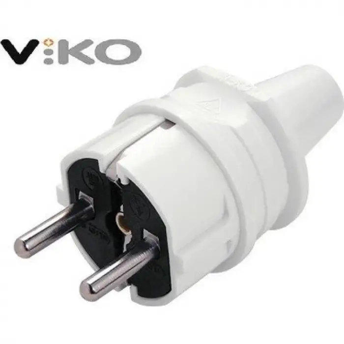 Viko-90304100 Topraklı ( Erkek ) Fiş*50x6
