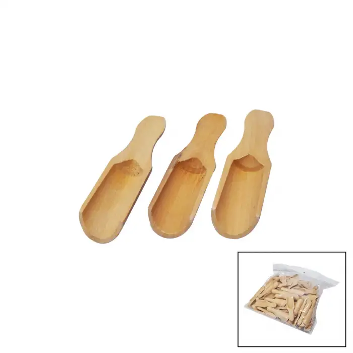Yakut-10519 ( Ahşap Bambu ) Kürek Baharat ( Kaşık & Kürek )*100x30