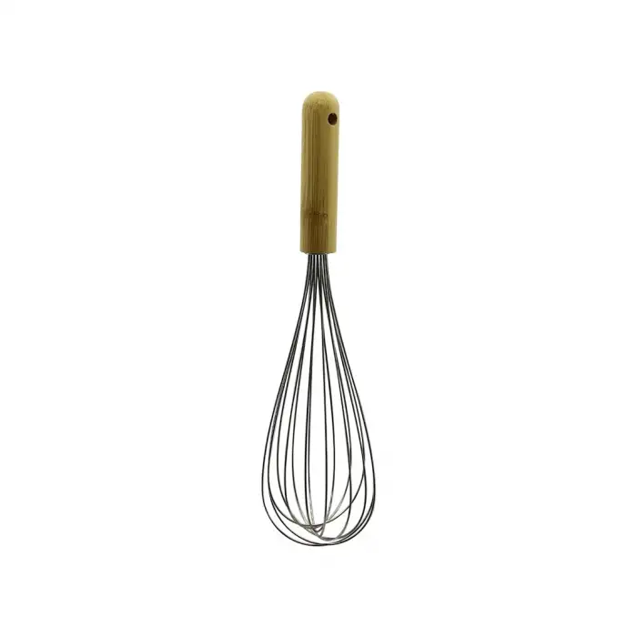 Yakut-11622 ( 20cm ) Metal Çırpıcı ( Bambu Saplı )*12x20