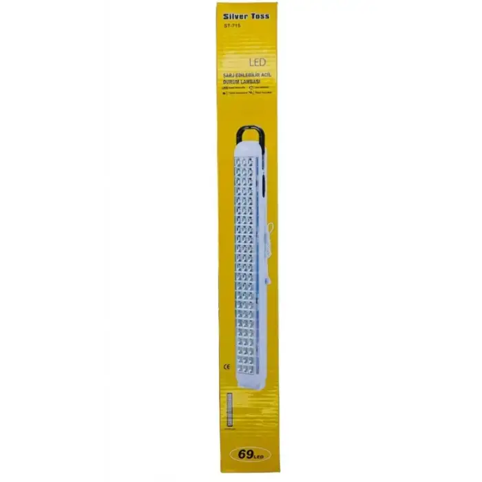 Yeni Silver Toss St-715 ( 69 Led ) Led Şarjlı Işıldak Fener*30