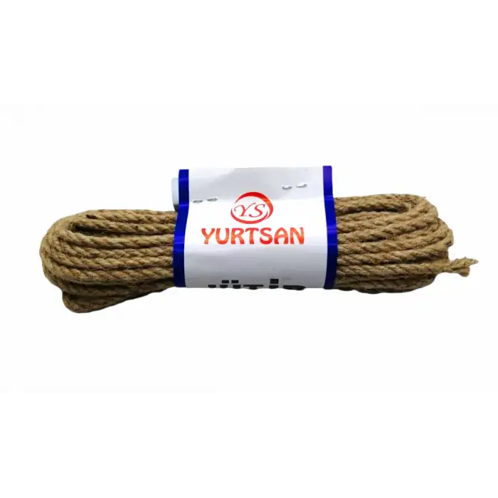 Yurtsan Kalın Jüt İp Naturel 5mmx6-6.5mt*12x20
