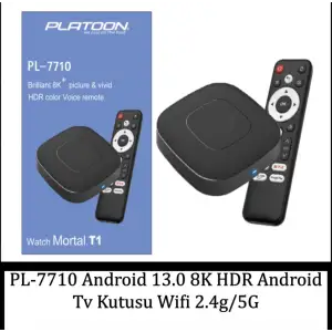 Pl-770 Android 13.0 8k Hdr Android Tv Kutusu Wifi 2.4g/5g