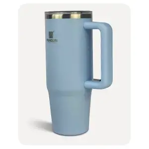 Penguin Termos Pipetli Termos Bardak 900 Ml Paslanmaz Çelik Mavi