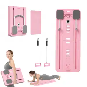 Evde Spor için Pilates ve Egzersiz Aleti – Core, Kalça, Karın, Bel ve Kol Antrenmanına Uygun Çok Amaçlı Tahta