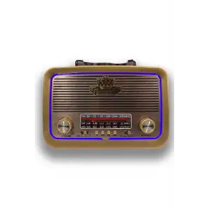 Ahşap Görünümlü Nostaljik Radyo Yage YG-300