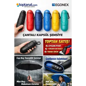 Çantalı Kapsül Şemsiye Toptan