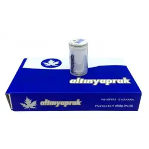 Altınyaprak ( 12pcs ) ( Beyaz ) ( 100 Mt ) Dikiş İplik*240