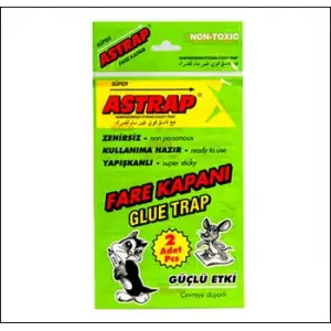 Brofar Astrap ( 2pcs ) Fare Yapışkanlı Kağıt Kapan*12x8