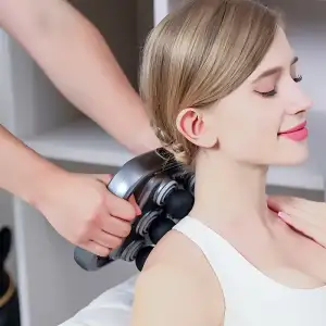 Egonex 6 Başlıklı Şarjlı Isıtmalı Masaj Aleti