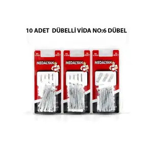 Egonex Medalyan Dl-33 ( 3.5x50 ) ( 10pcs ) Dübelli Vida*12x10