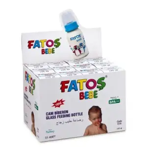 Fatoş Bebe-016 ( Cam & 125ml ) Biberon*12x10