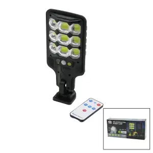 Hi Sheen Solar Inductıon Hs-8037-b (9 Led) (solar & Kumandalı) (sensörlü) Bahçe Kamp Lambası (18650 & 1200ma)*80