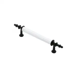 İbico-973 ( 9.6cm ) ( Beyaz & Siyah ) Boru Kulp*10x5