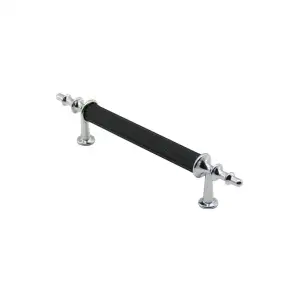 İbico-974 ( 9.6cm ) ( Krom & Siyah ) Boru Kulp*10x5