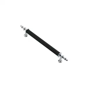 İbico-976 ( 12.8cm ) ( Siyah & Krom ) Boru Kulp*10x5