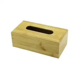 İbico İ22-233 Ahşap Bambu Peçetelik ( Kutu ) ( 11.5x23cm )*60