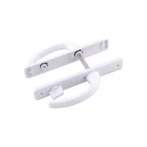 İbico Poşetli ( Banyo-wc & Kilitli ) ( Beyaz ) Pvc Kapı Kolu*50