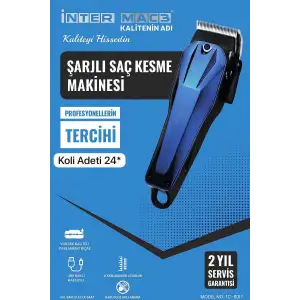 İnter Mac3 Şarjlı Saç Kesme Makinesi Tc-8017