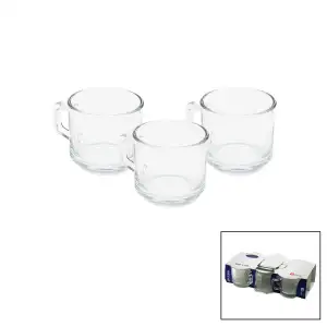 Işık Kitchen Br-190 ( 6pcs ) ( Mini ) Cam Kupa ( 150ml )*8=k