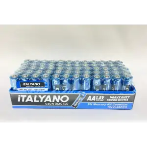 Italyano 1.5v Aa Kalem Pil 15x4 lü 60 Adet