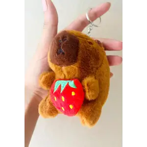 Kapibara Peluş Anahtarlık