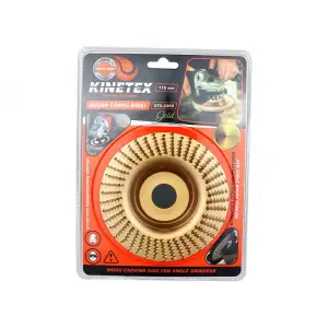 Kınetex Ktx-3350 ( 115mm ) Ahşap Disk Eğe Törpü Gold*100